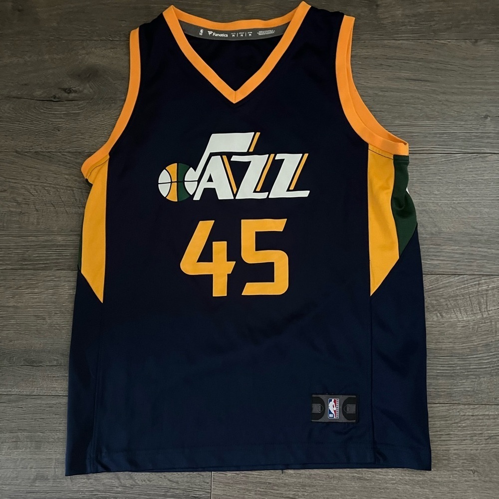 Fanatics Donovan Mitchell Utah Jazz #45 Youth Jersey (Size M) EUC​​